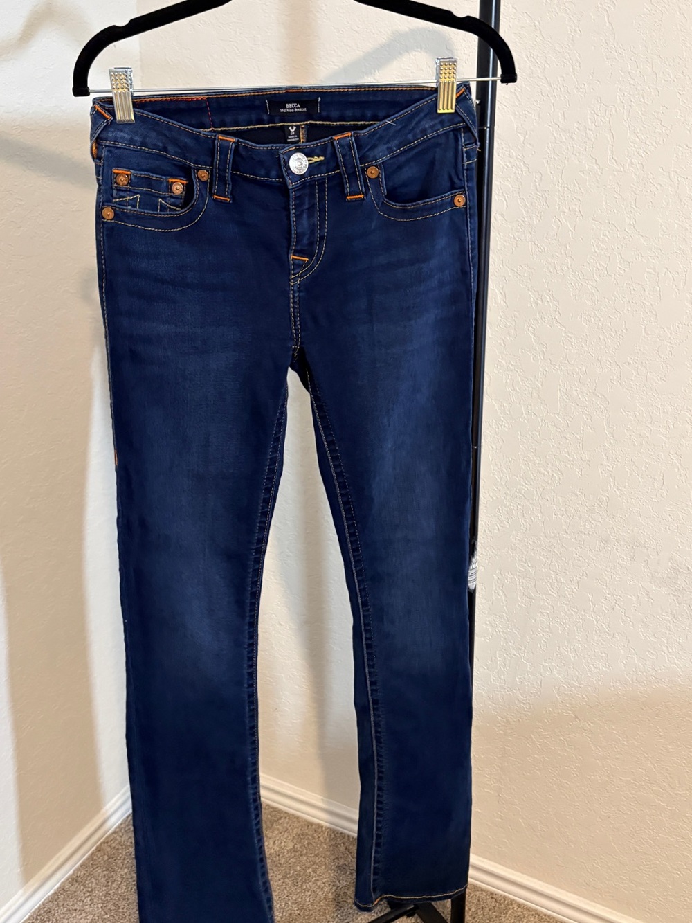 True Religion Women’s Dark Blue Boot Cut Jeans